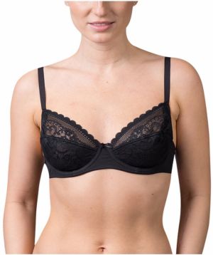 DAILY LACE BRA - Dámska čipková podprsenka - čierna