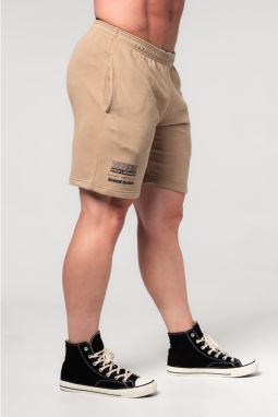 Teplákové kraťasy GYM BRO 352 M, light brown
