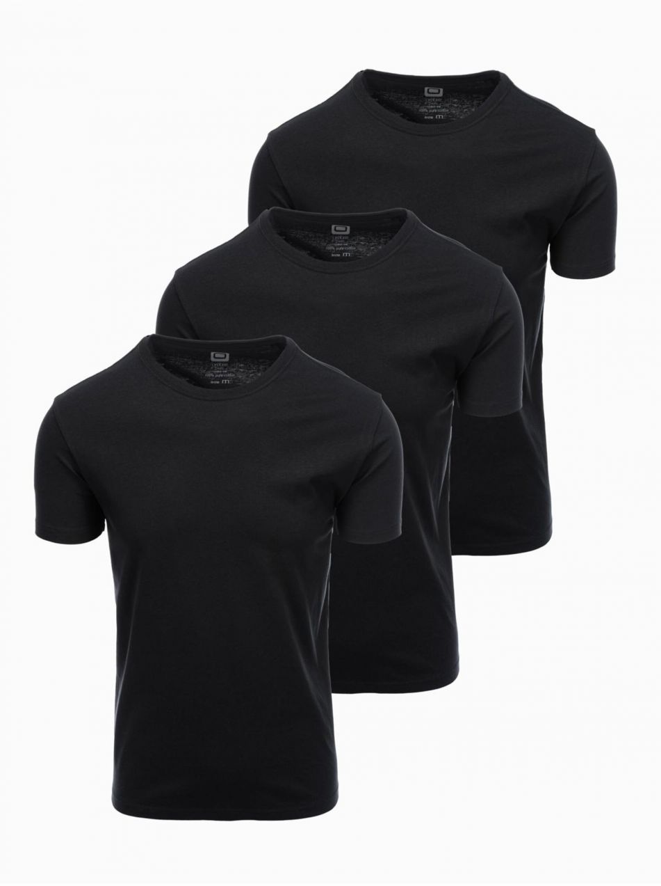 Pánske tričko bez potlače - mix 3 pcs Z29 Ombre Clothing