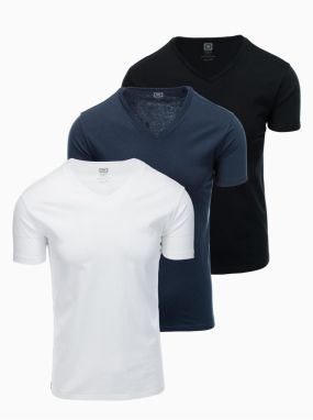 Pánske tričko bez potlače - mix 3 pcs Z29 Ombre Clothing