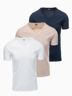 Pánske tričko bez potlače - mix 3 pcs Z29 Ombre Clothing