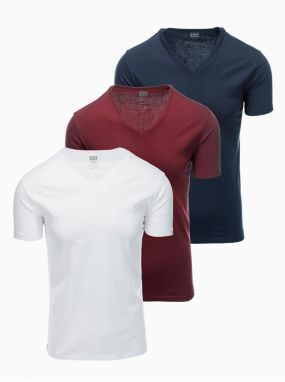 Pánske tričko bez potlače - mix 3 pcs Z29 Ombre Clothing
