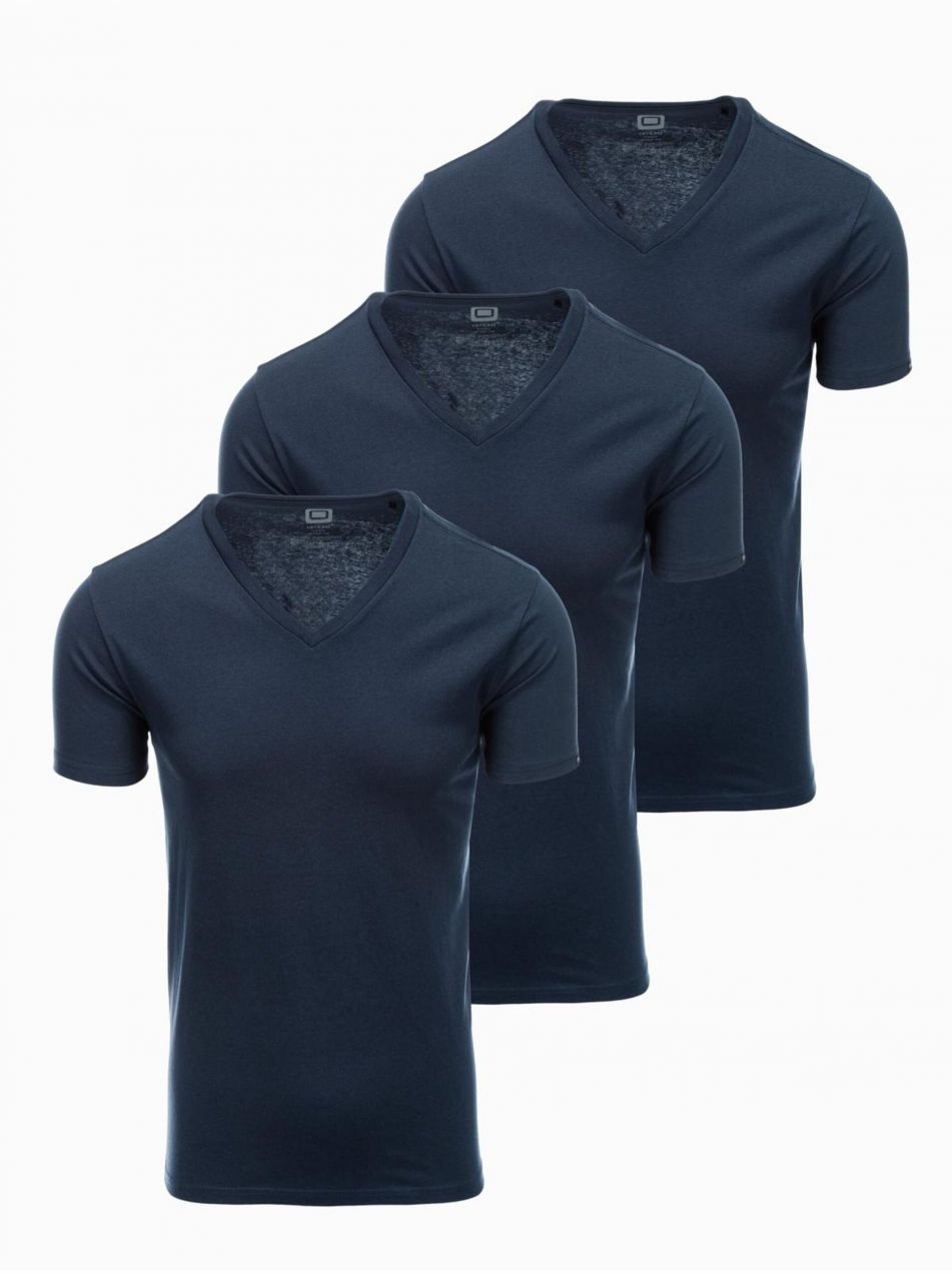 Pánske tričko bez potlače - mix 3 pcs Z29 Ombre Clothing
