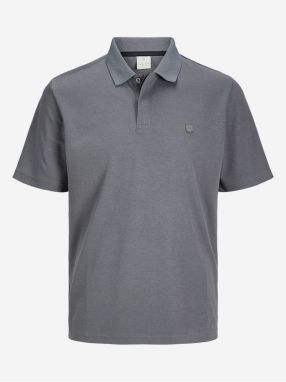 Sivé pánske polo tričko Jack & Jones Crodney