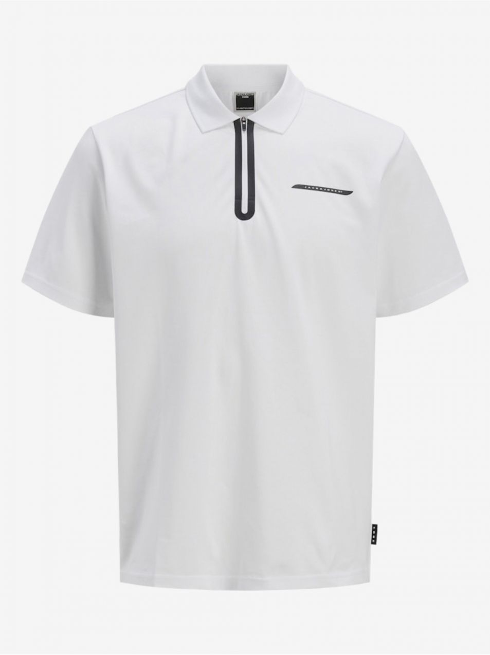 Biele pánske polo tričko Jack & Jones Fusion