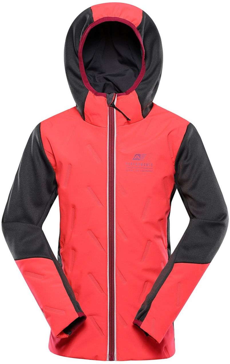 Detská mikina s impregnáciou ALPINE PRE GOMARO diva pink