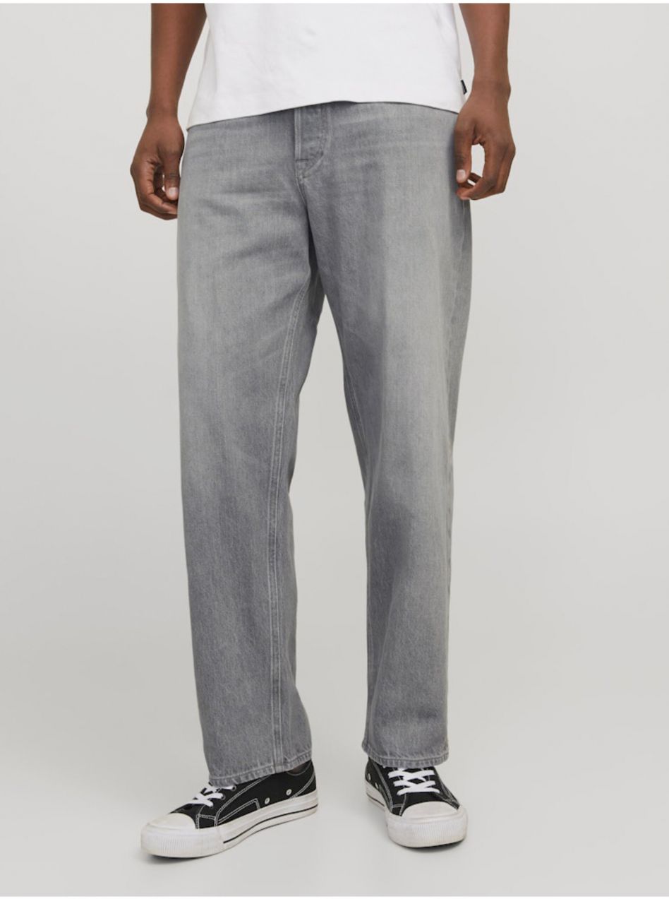 Svetlosivé pánske loose džínsy Jack & Jones Eddie