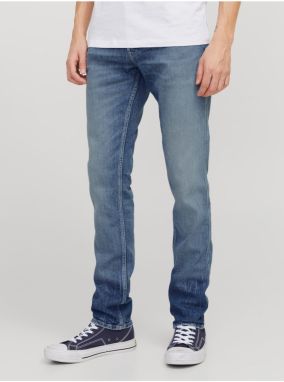 Modré pánske slim džínsy Jack & Jones Glenn
