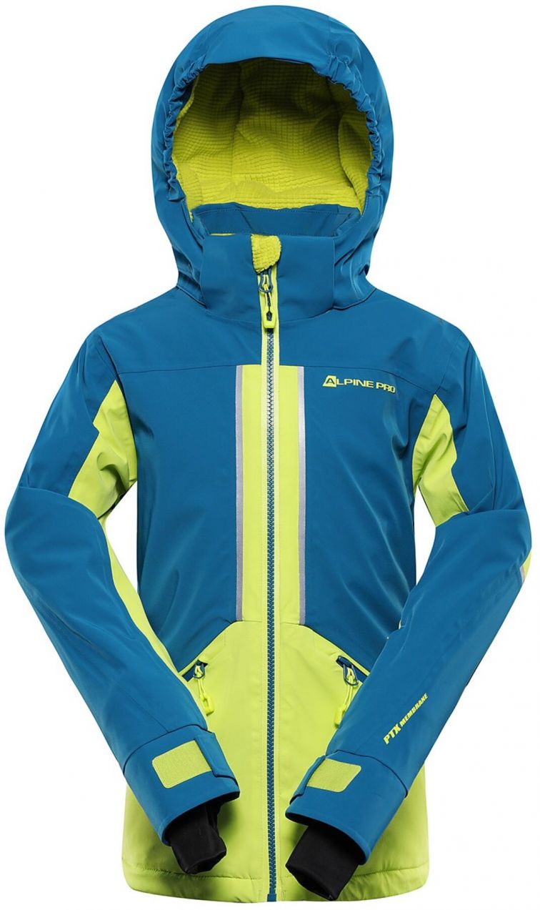 Detská lyžiarska bunda s membránou ptx snow ALPINE PRO REASO mykonos blue