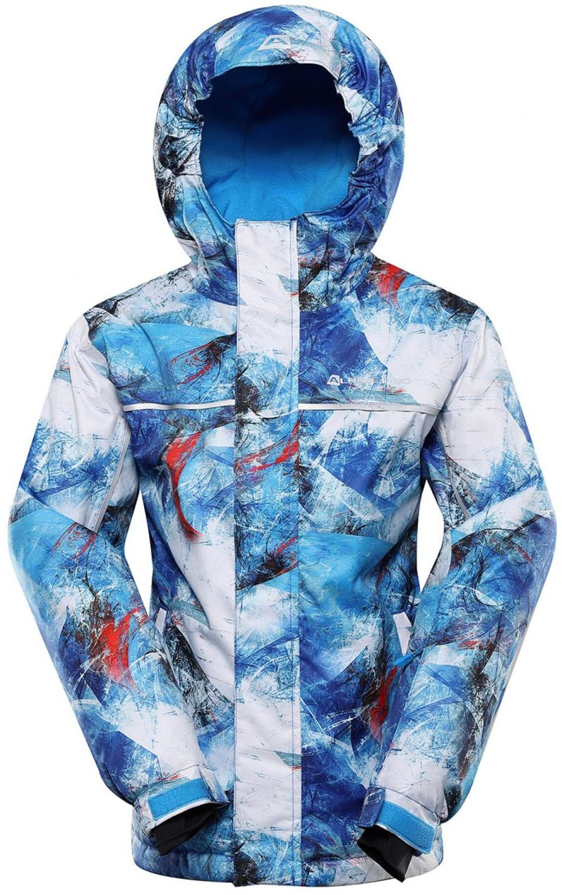 Detská lyžiarska bunda s membránou ptx snow ALPINE PRE KIWERO blue aster variant pb