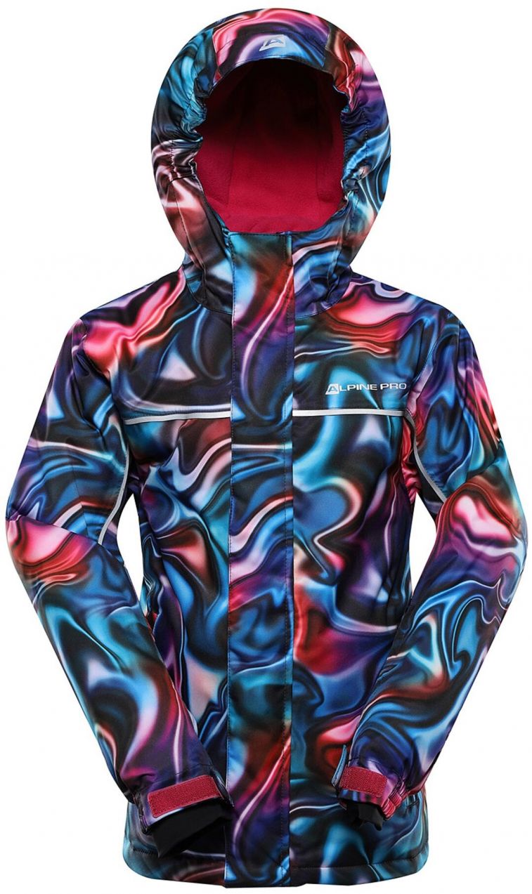 Detská lyžiarska bunda s membránou ptx snow ALPINE PRE KIWERO vivacious varianta pc