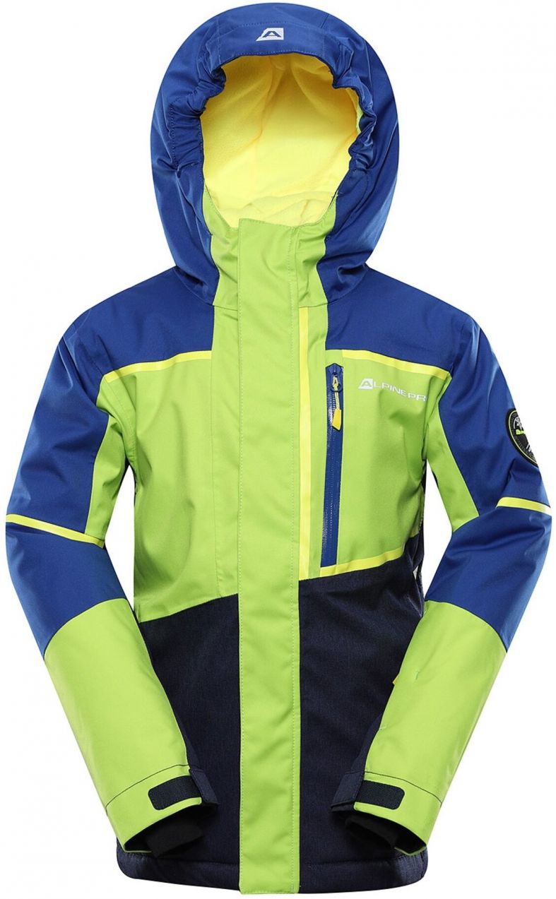 Detská lyžiarska bunda s membránou ptx ALPINE PRE MELEFO lime green