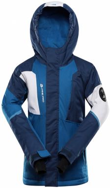 Detská lyžiarska bunda s membránou ptx snow ALPINE PRE DEARO mykonos blue
