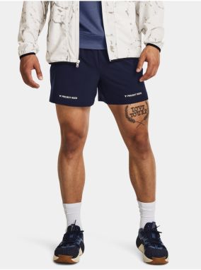 Tmavomodré pánske športové kraťasy Under Armour Rock