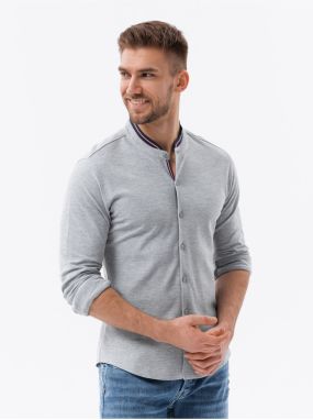 Pánska slim košeľa Ombre Clothing