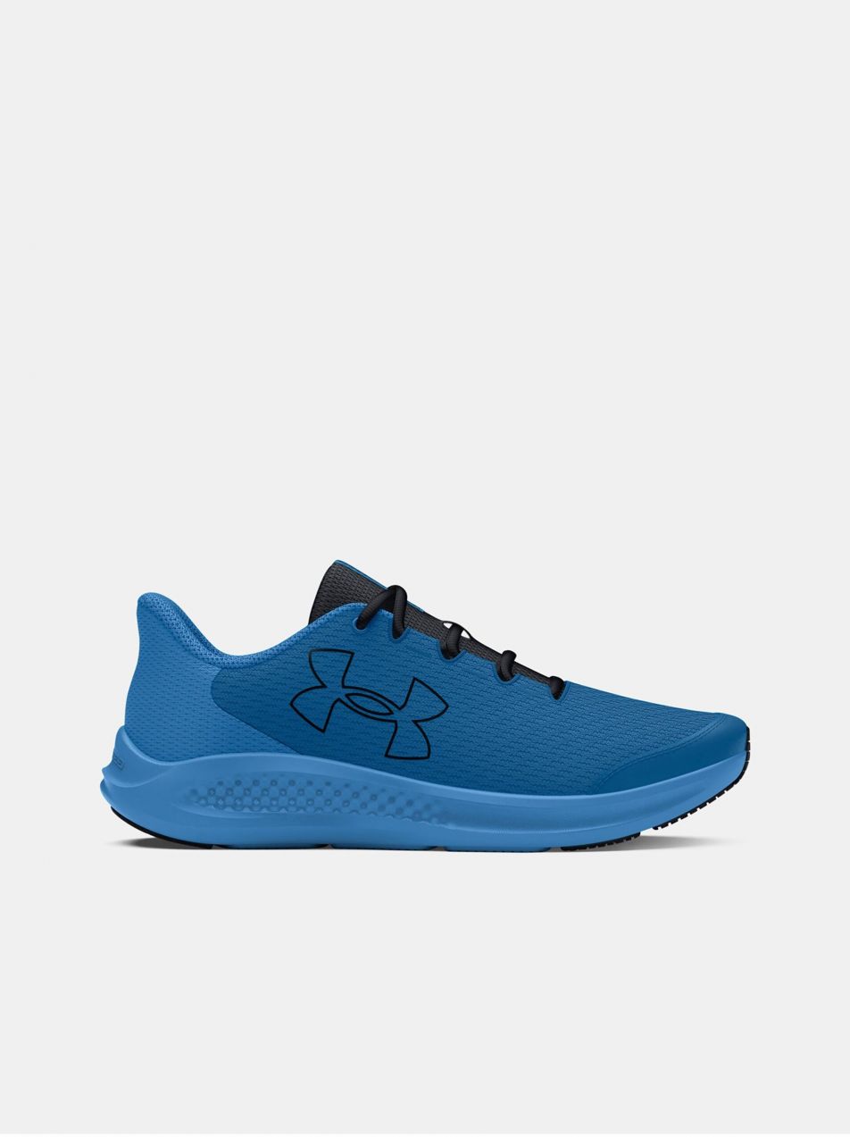 Modré chlapčenské tenisky Under Armour UA BGS Charged Pursuit 3