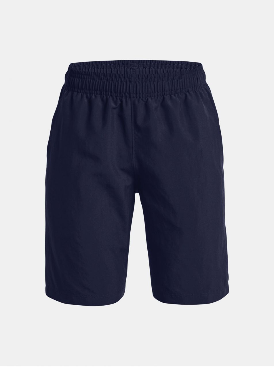 Tmavomodré športové kraťasy Under Armour UA Woven Graphic Shorts