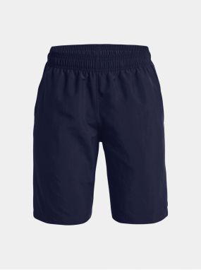 Tmavomodré športové kraťasy Under Armour UA Woven Graphic Shorts
