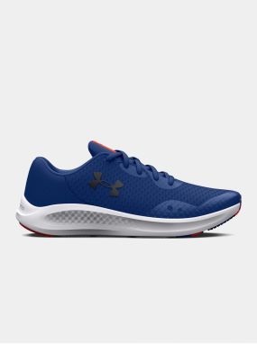 Modré chlapčenské športové tenisky Under Armour UA BGS Charged Pursuit 3