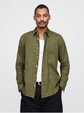 Ľanová košeľa Classic Shirt GAP