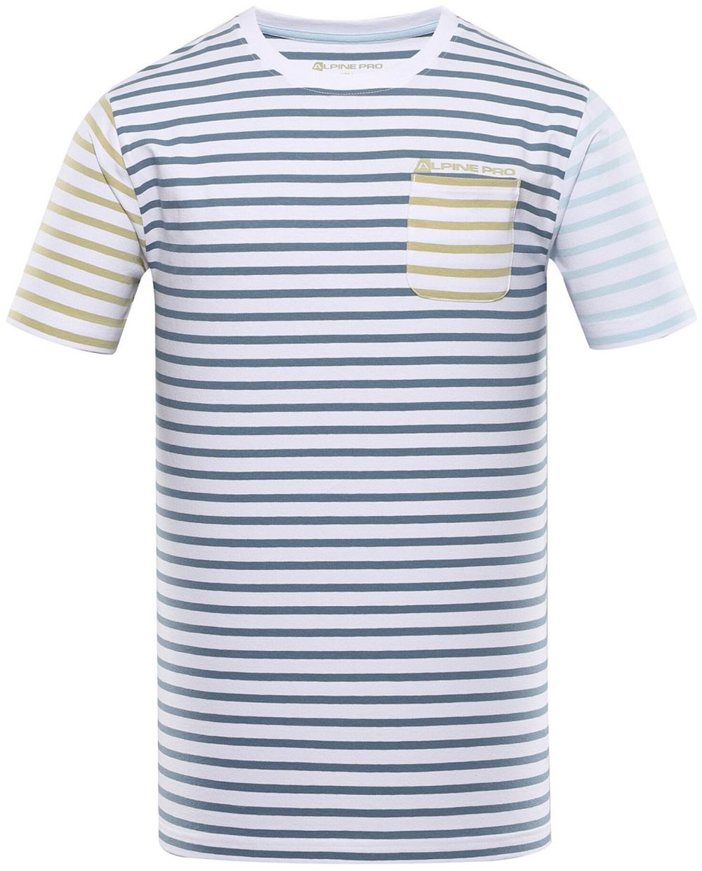 Pánske bavlnené tričko ALPINE PRE BOATER blue mirage