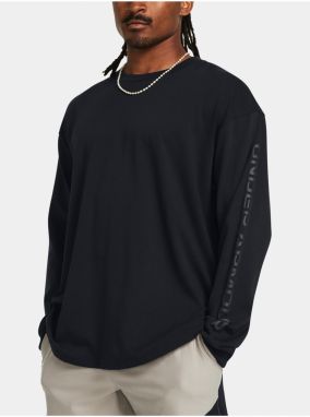 Pánske tričko Under Armour HW TONAL WORDMARK LS-BLK