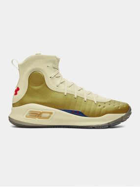 Kaki športové tenisky Under Armour CURRY 4 RETRO