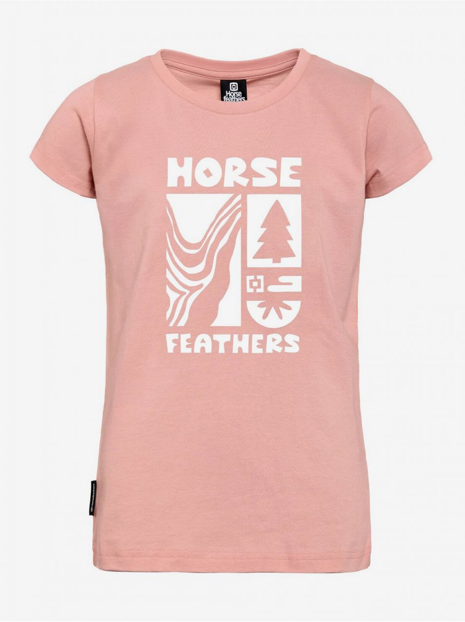 Detské tričko Ibis Horsefeathers - ružová