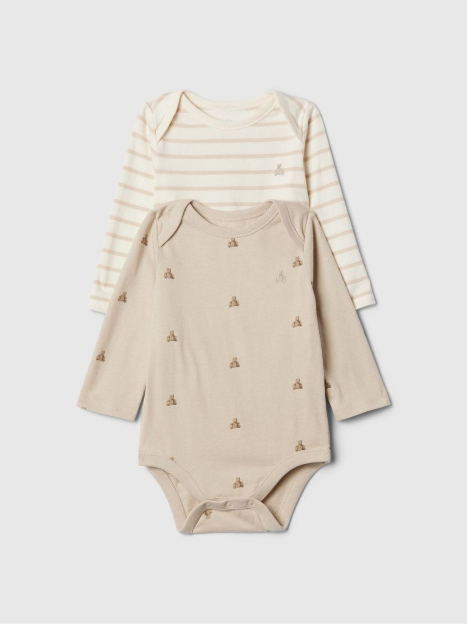 Baby bavlnené body, 2 ks Gap