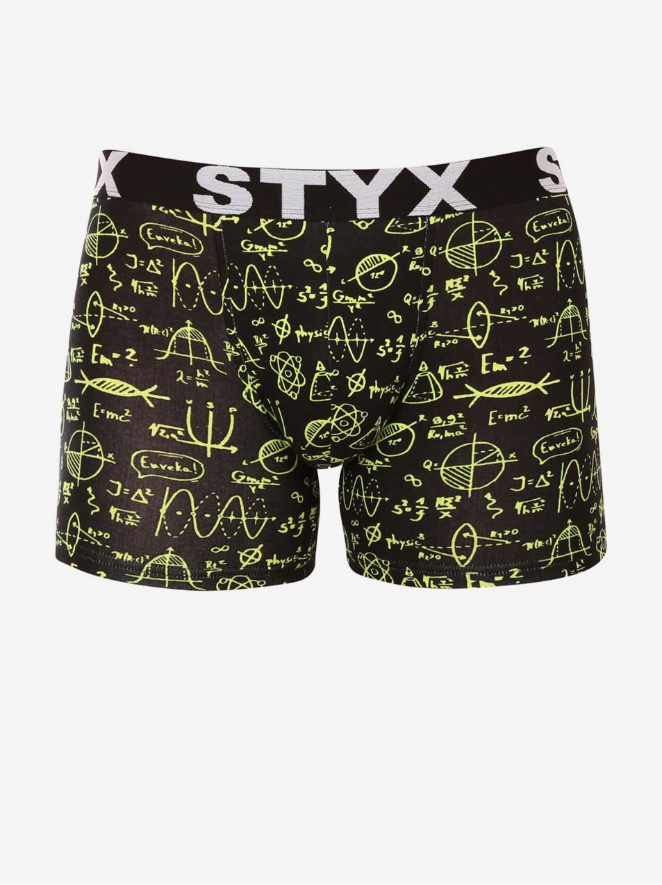 Čierne pánske vzorované boxerky Styx