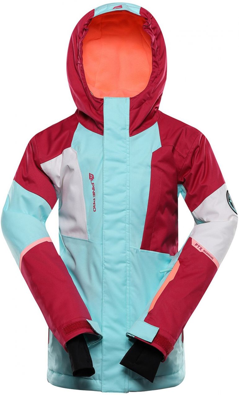 Detská lyžiarska bunda s membránou ptx snow ALPINE PRE DEARO limpet shell
