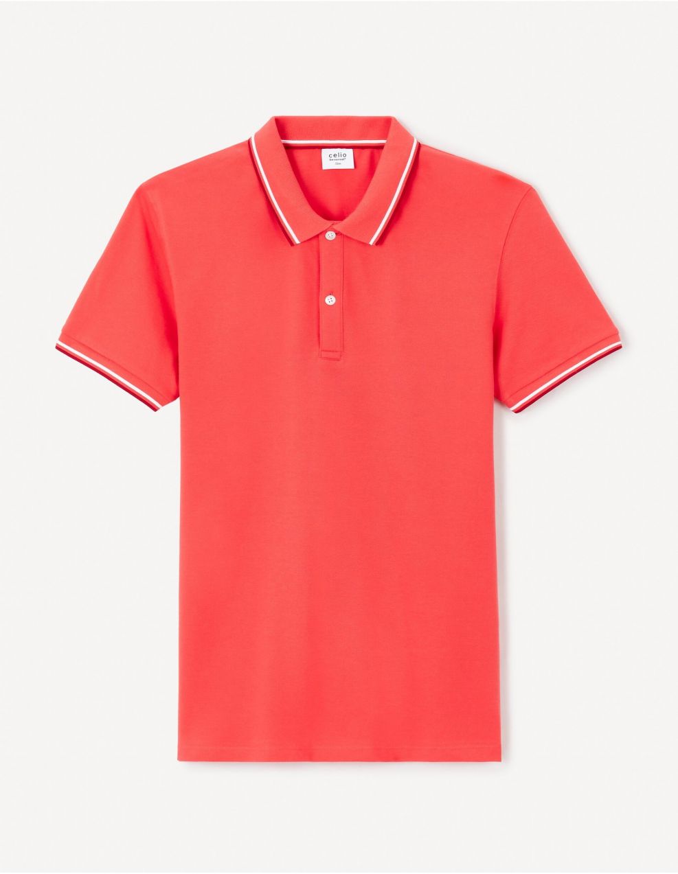 Červené pánske polo tričko Celio Decolrayeb