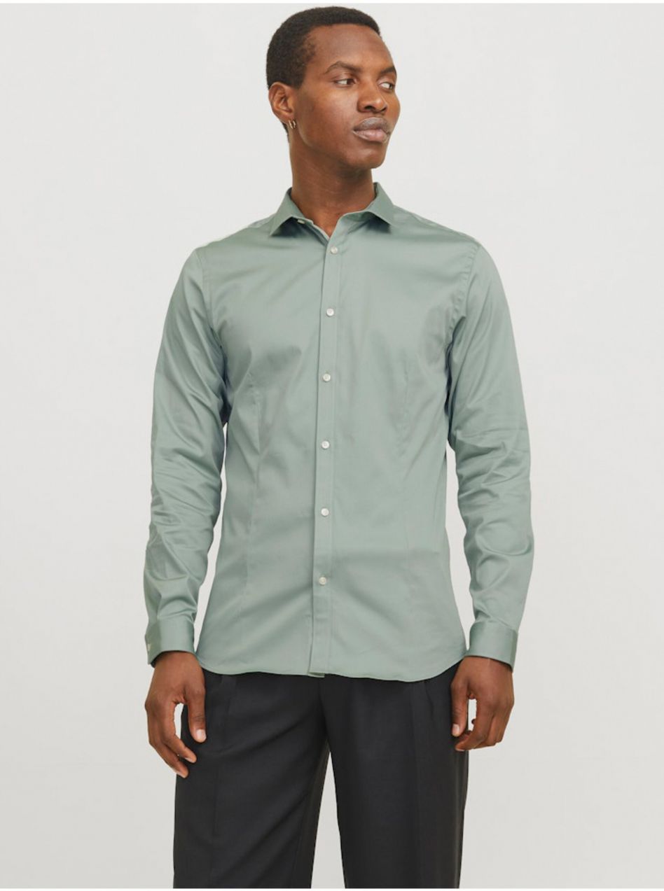 Zelená pánska košeľa Jack & Jones