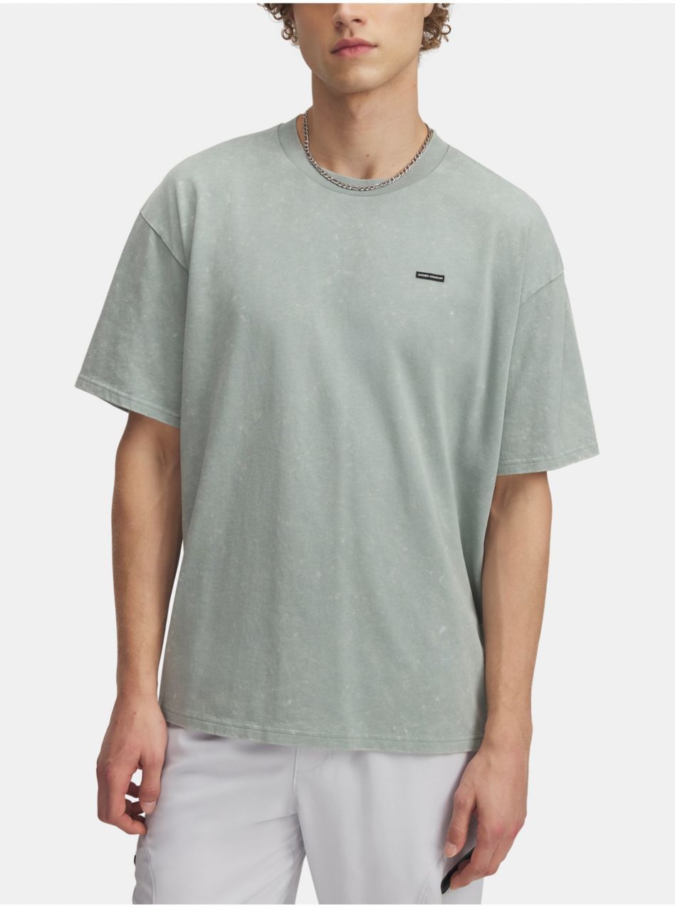 Pánske tričko Under Armour HW OS UA LOGO WASH SS