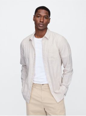Ľanová košeľa Standard Fit GAP