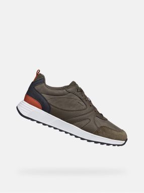 Kaki pánske tenisky Geox Molveno