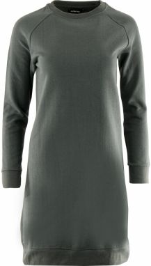 Dámske mikinové šaty ALPINE PRE OLEGA dk.true gray