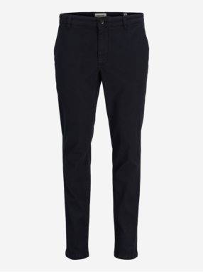 Tmavomodré pánske chino nohavice Jack & Jones PSTMARCO