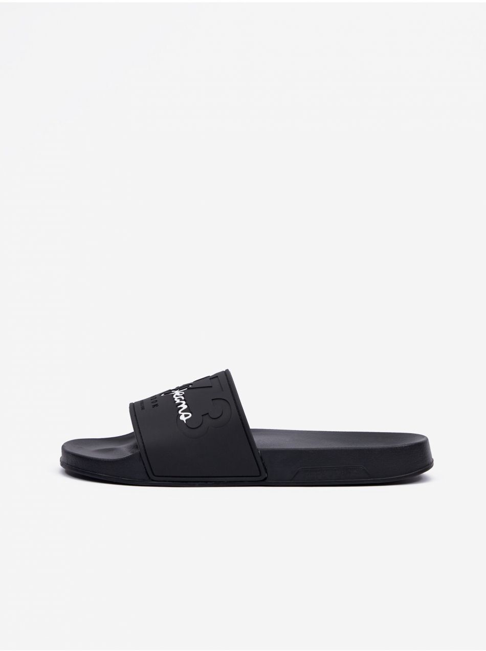 Čierne pánske šľapky Pepe Jeans Slider Young