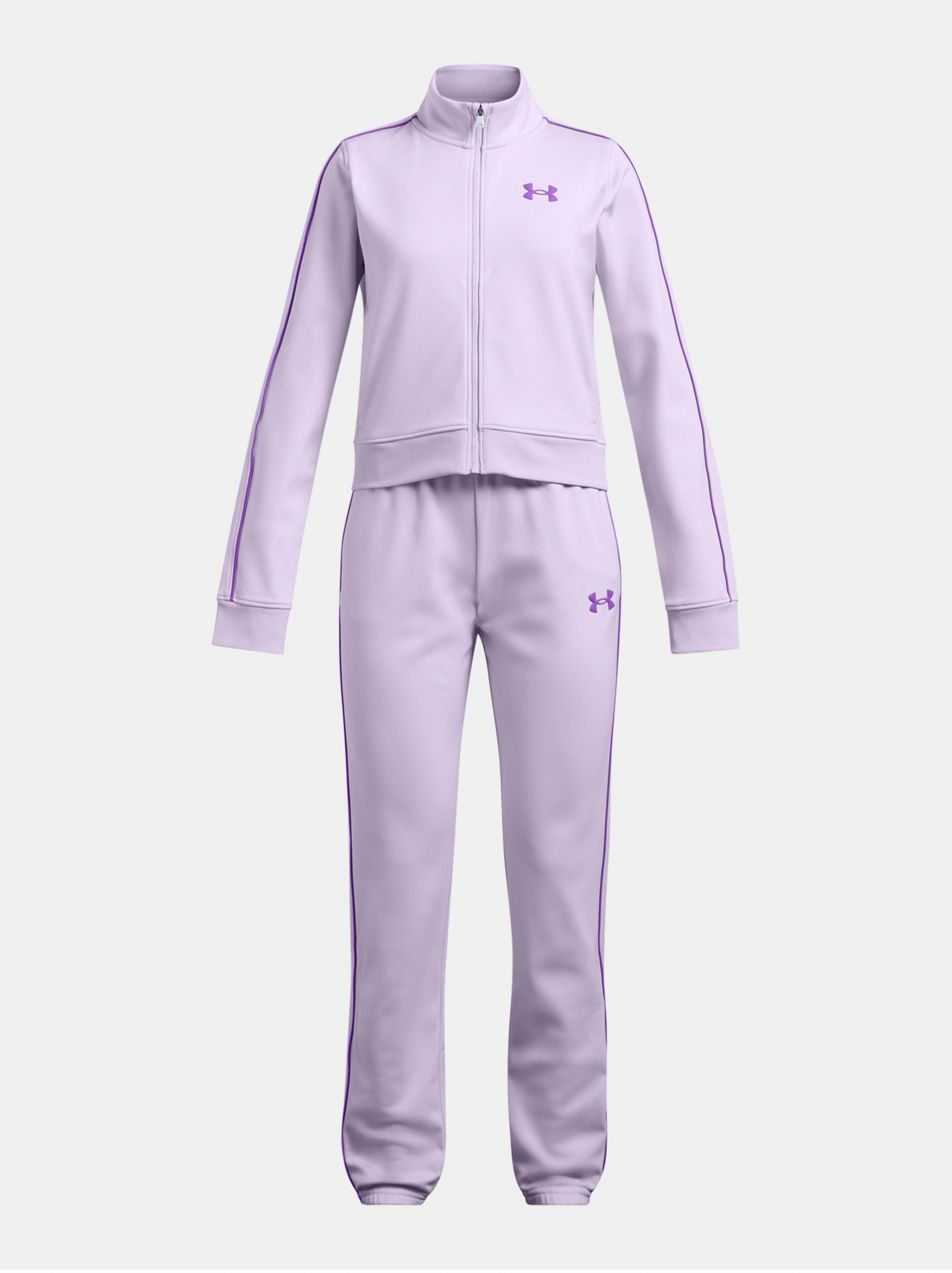 Dievčenská súprava Under Armour UA Icon Knit Crop Tracksuit-PPL