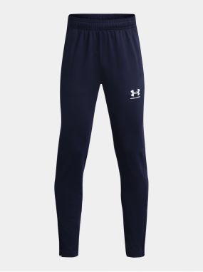 Tmavomodré chlapčenské športové tepláky Under Armour