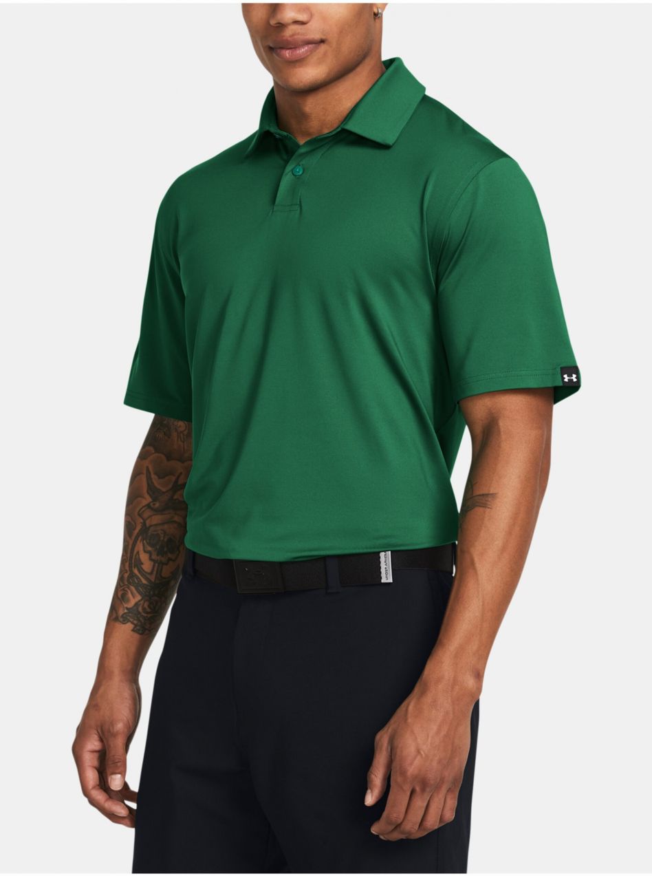 Pánske tričko Under Armour UA T2G Polo LB-GRN