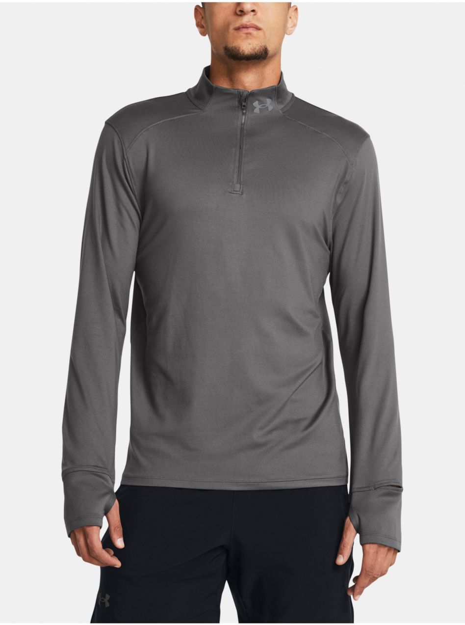 Pánske tričko Under Armour UA LAUNCH PRE 1/4 ZIP-GRY