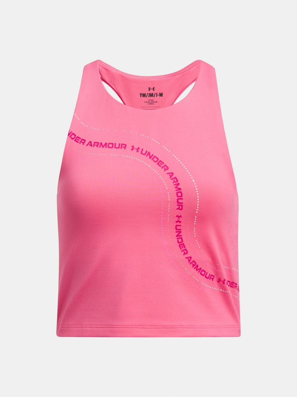 Dievčenské tielko Under Armour G Motion Branded Crop Tank