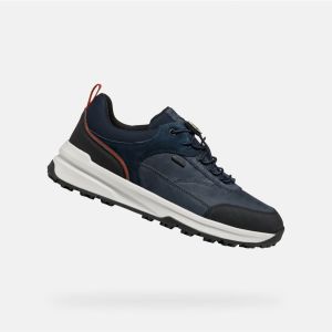 Tmavomodré pánske tenisky Geox Sterratrail + Grip