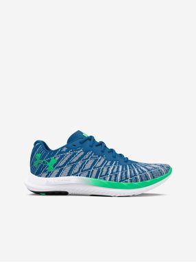 Zeleno-modré pánske športové tenisky Under Armour UA Charged Breeze 2