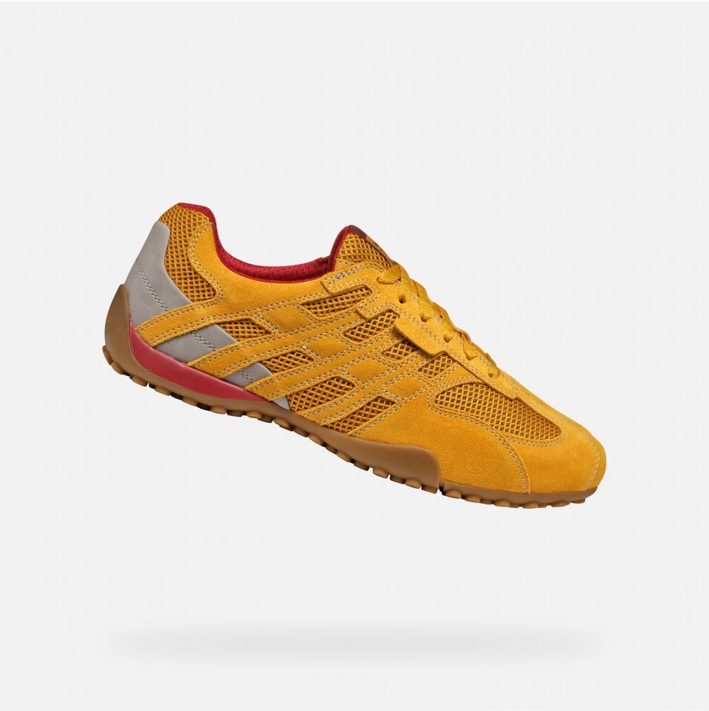 Oranžové pánske tenisky Geox Snake Original