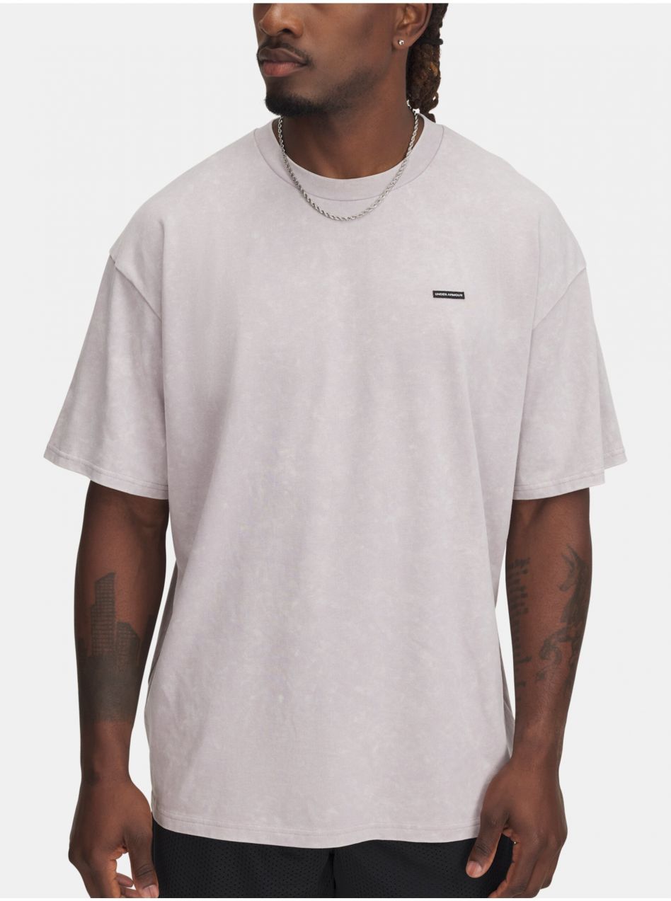 Pánske tričko Under Armour HW OS UA LOGO WASH SS