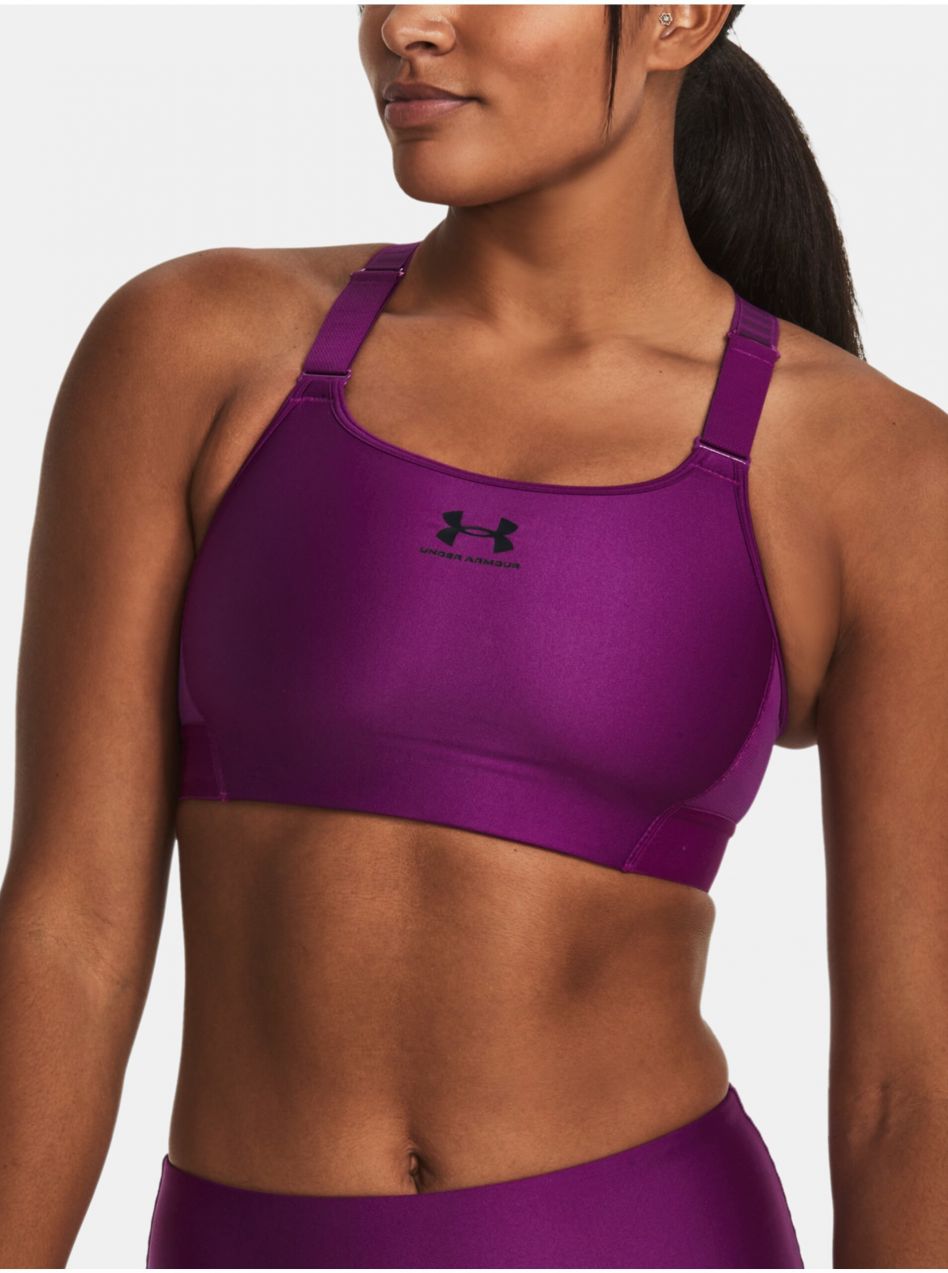 Fialová športová podprsenka Under Armour UA HG Armour High