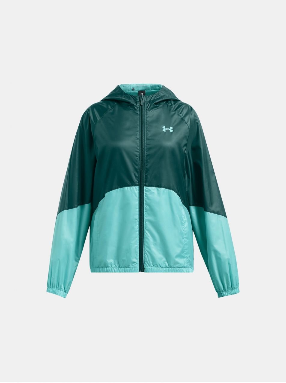 Petrolejová dievčenská bunda Under Armour UA Sport Windbreaker